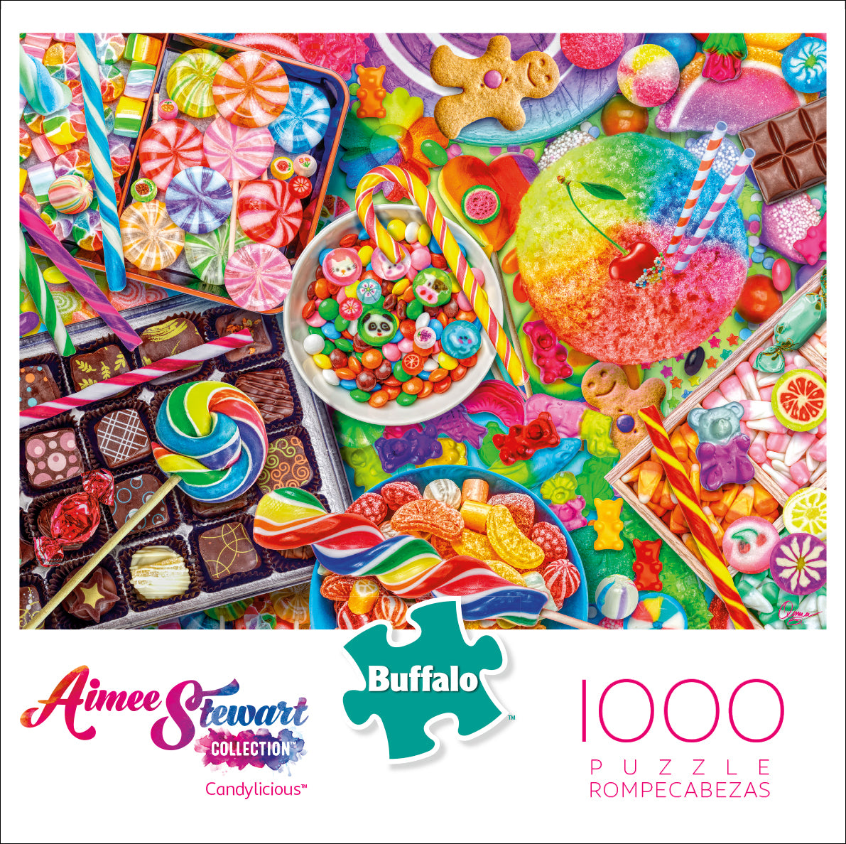 Buffalo Games Aimee Stewart Candylicious 1000 Piece Puzzle image 0